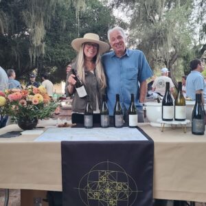 Eric and Bette pouring at Wine and Fire Grand Tasting