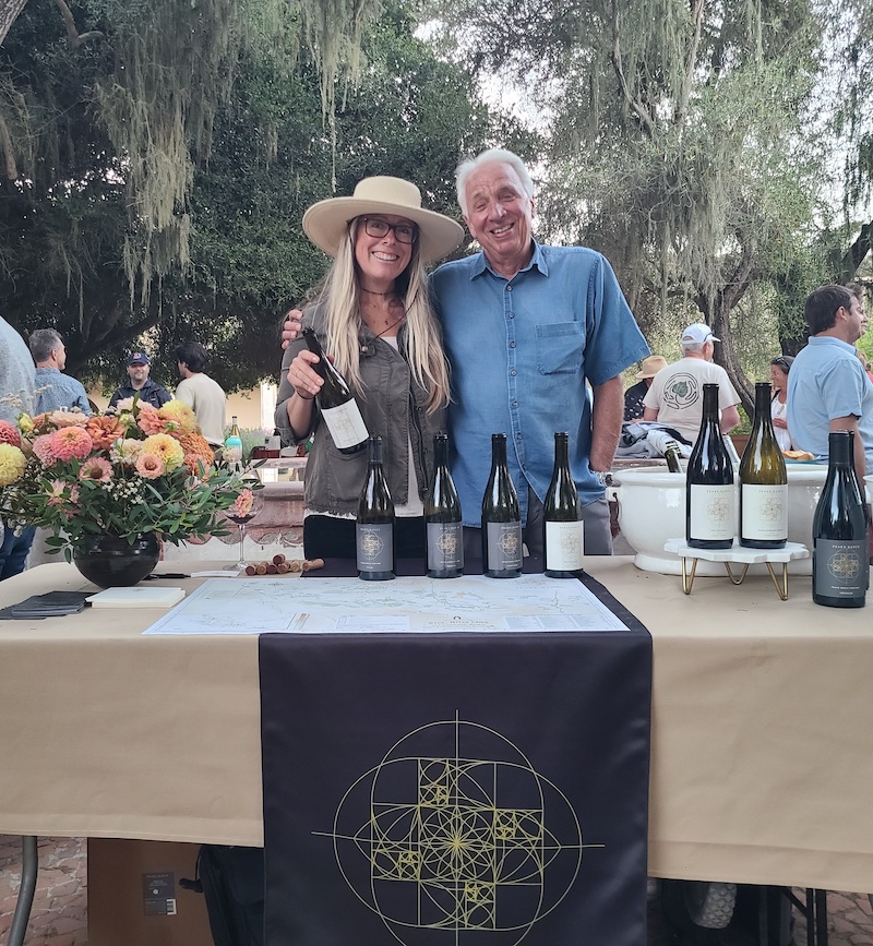 Eric and Bette pouring at Wine and Fire Grand Tasting