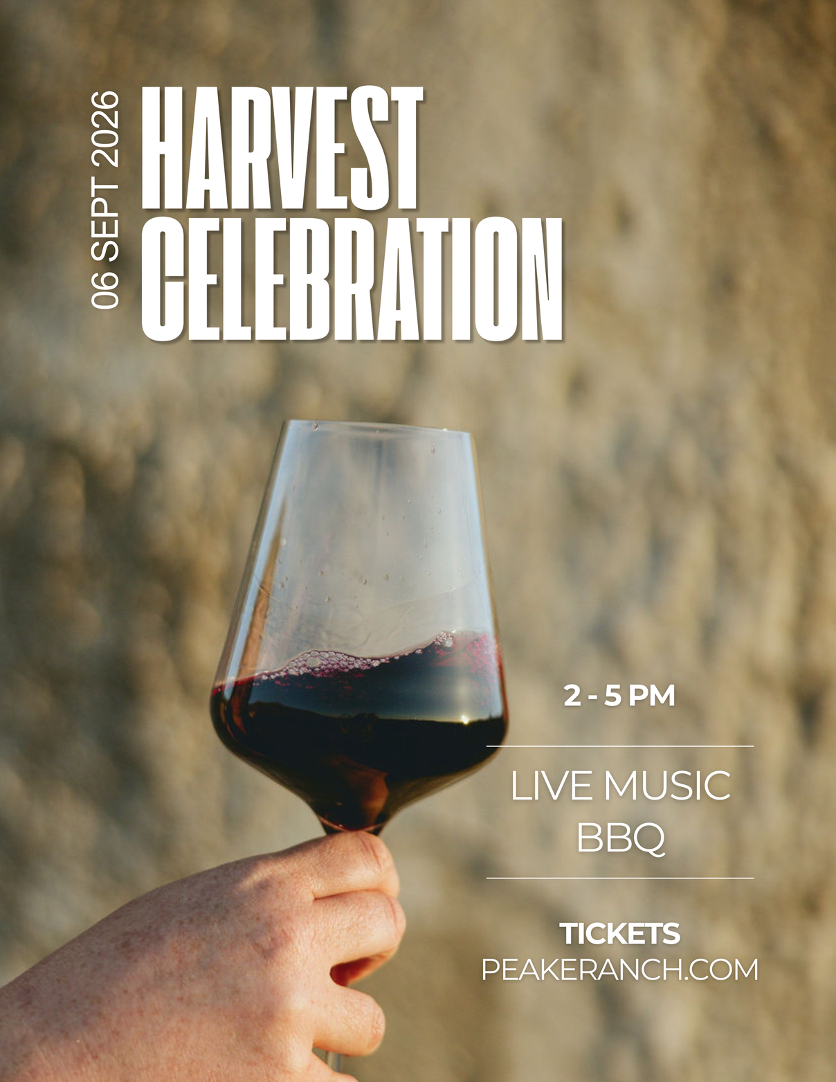 Celebration of Havest Announcement Poster